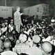 Jamil Al-Amin, then H. Rap Brown, addressing the crowd in Cambridge, Md., on July 24, 1967, prior to a dilapidated school being burned down.
